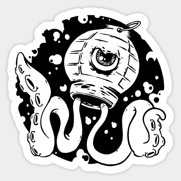 Yokai lantern Sticker by Art of Andy W